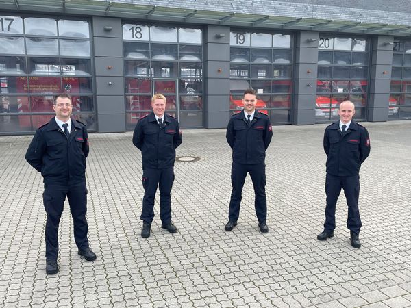 Neue Feuerwehrbeamte 2021