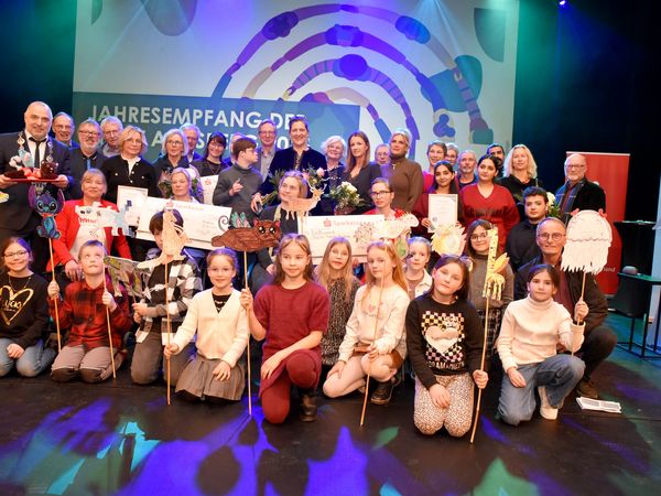 Jahresempfang 2026: Gruppenbild aller Sieger:innen