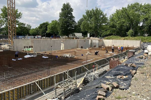 Baustellenbegehung Rathaussanierung | 28.06.2023 | © Stadt Arnsberg