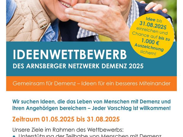 Plakat Wettbewerb Demenz