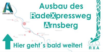 Ausbau des RadeXpressweg Arnsberg | © Stadt Arnsberg