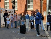 Bürgermeister Bittner spricht beim Internationalen Tag gegen Rassismus