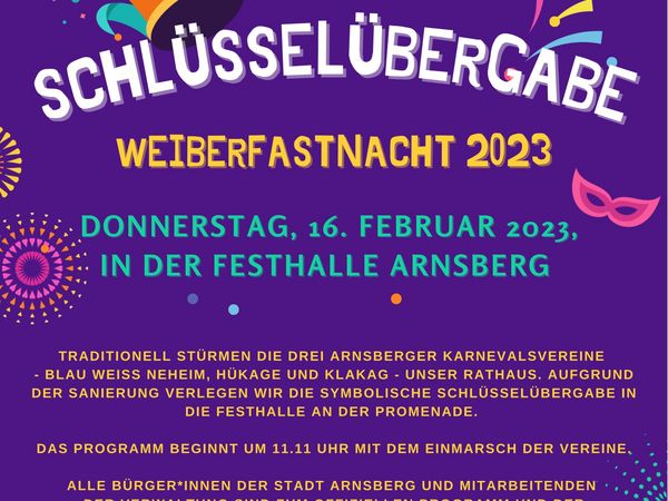 Weiberfastnacht 2023