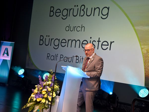 Büergermeister beim Jahresempfang