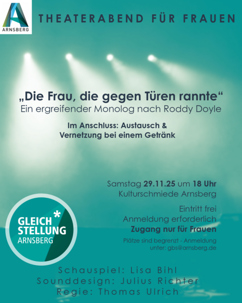 Theaterabend "Die Komplizen*" - Grafik