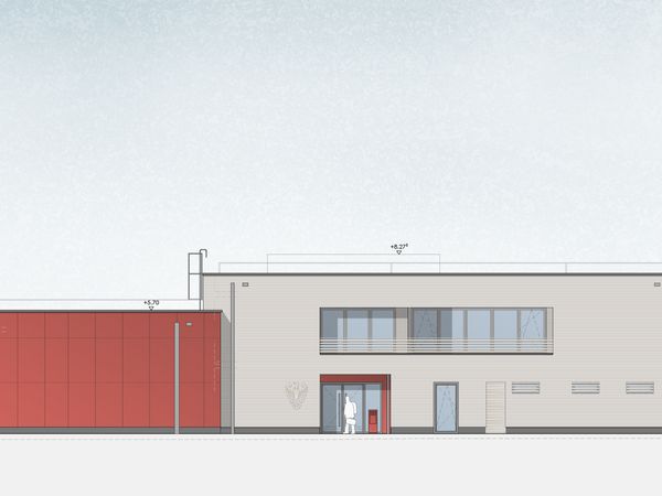 Die Rettungswache Arnsberg soll auf dem noch freien städtischen Grundstück an der Branddirektor-Kraemer-Str. 3 in Arnsberg neu errichtet werden.  | © weicken architekten