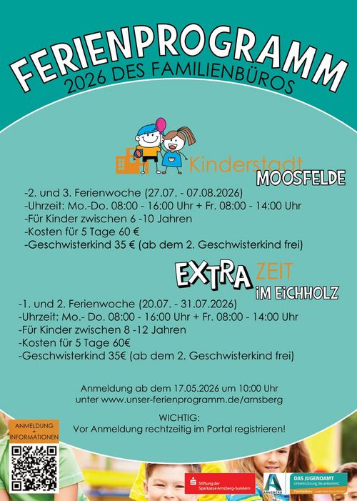 Sommerferienprogramm 2026 - 2