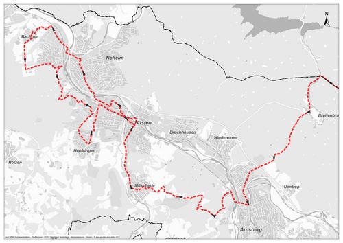 LIDL Deutschland Tour 2025 - Streckenverlauf 22.08.2025