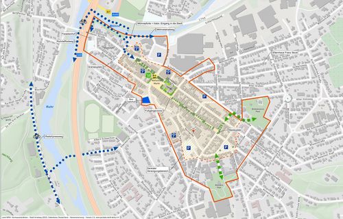 Innenstadt Neheim - Plangebiet Zukunftswerkstatt