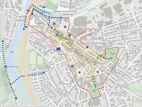 Innenstadt Neheim - Plangebiet Zukunftswerkstatt