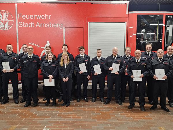 Jahresdienstbesprechung des Löschzugs Neheim