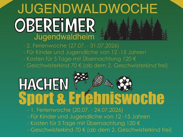 Sommerferienprogramm 2026 - 1