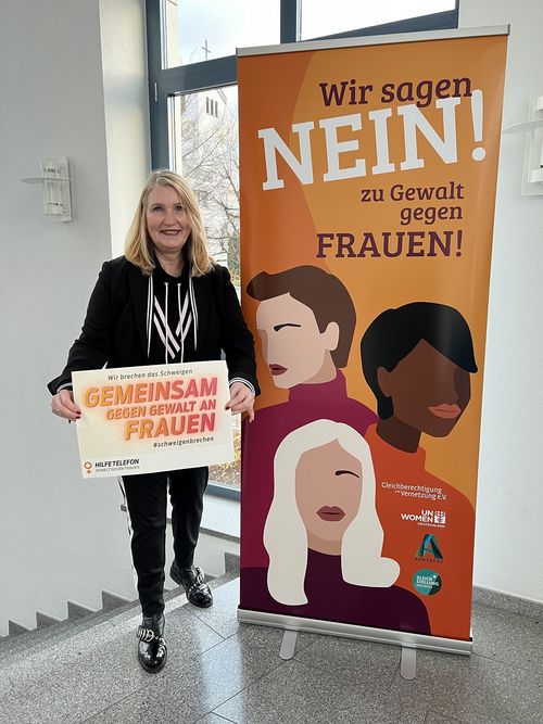 Nein zu Gewalt gegen Frauen