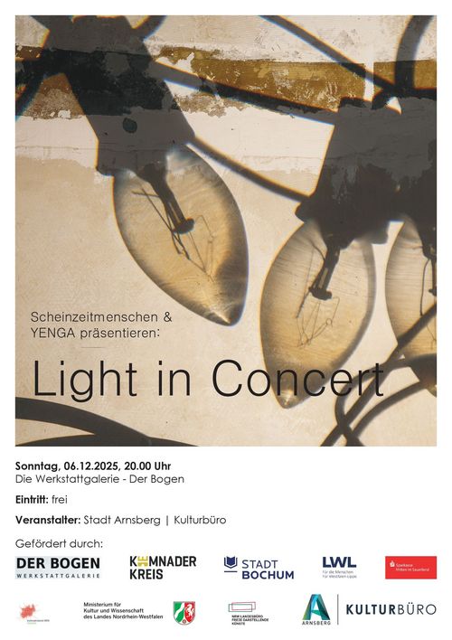 Plakat Light in Concert 6. Dez