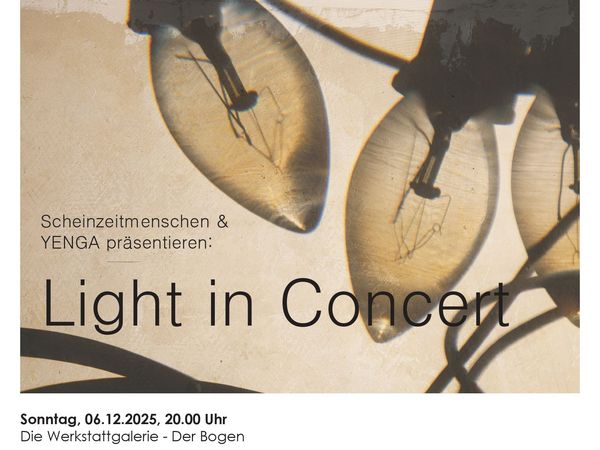 Plakat Light in Concert 6. Dez