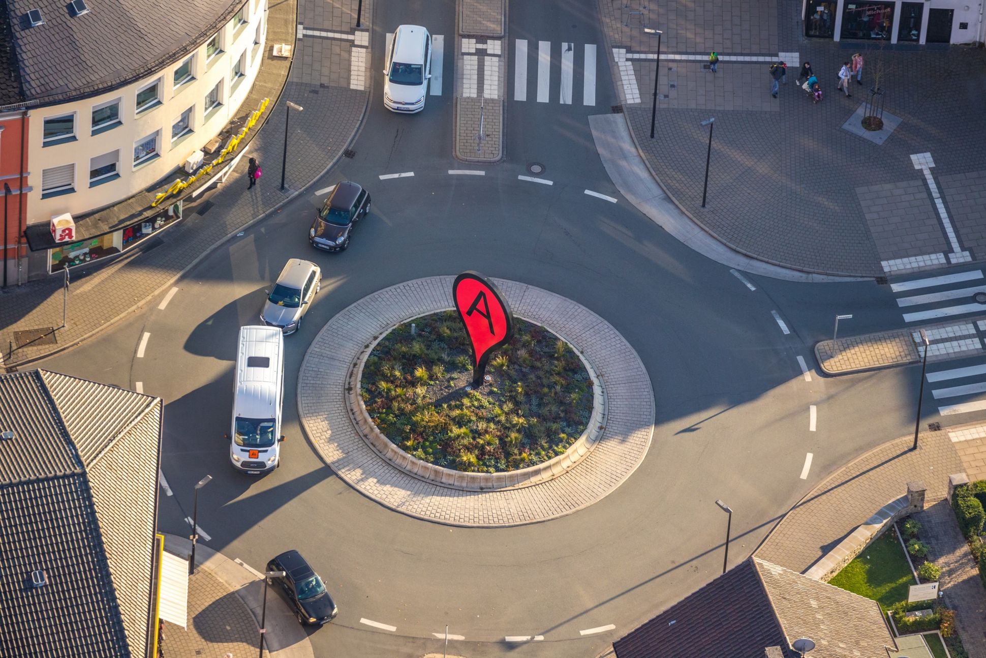 Kreisverkehr in Arnsberg