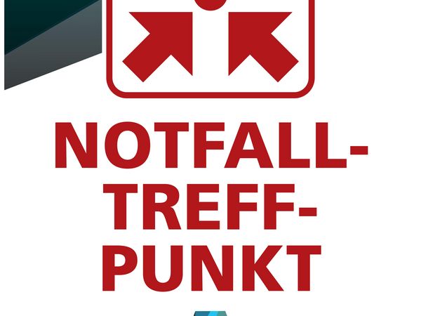 Notfalltreffpunkte: Plakat