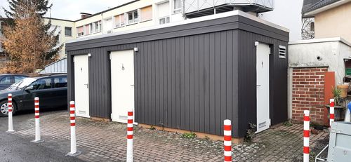 Vandalismus öffentliches WC in Hüsten