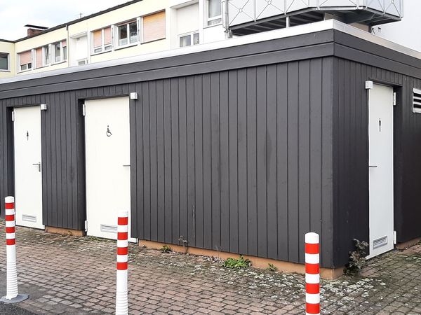 Vandalismus öffentliches WC in Hüsten