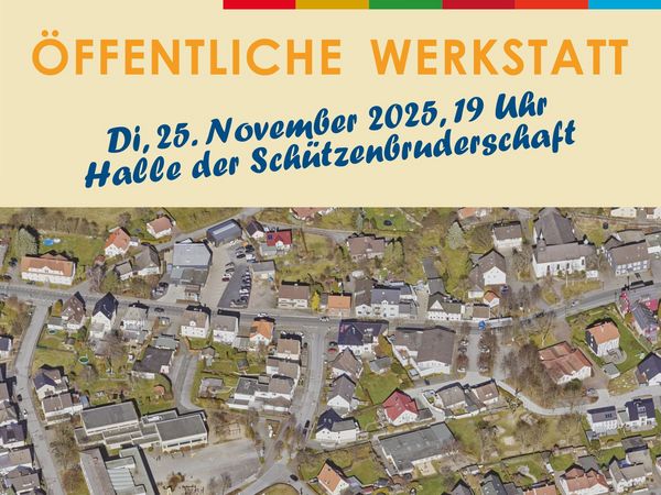 Veranstaltungsplakat Werkstatt Voßwinkel