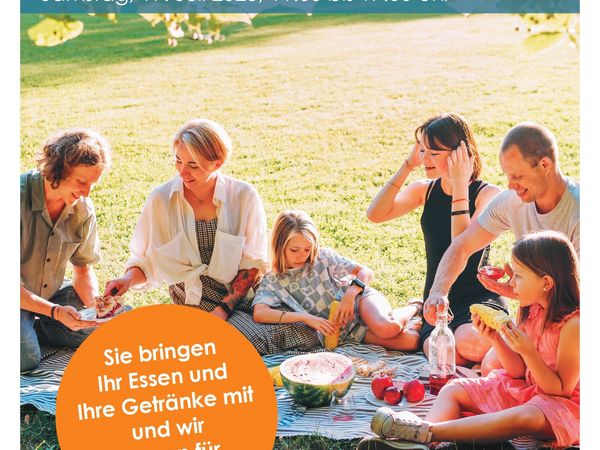 Plakat - Picknick mit Aussicht