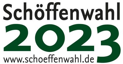 Logo zur Schöffenwahl 2023